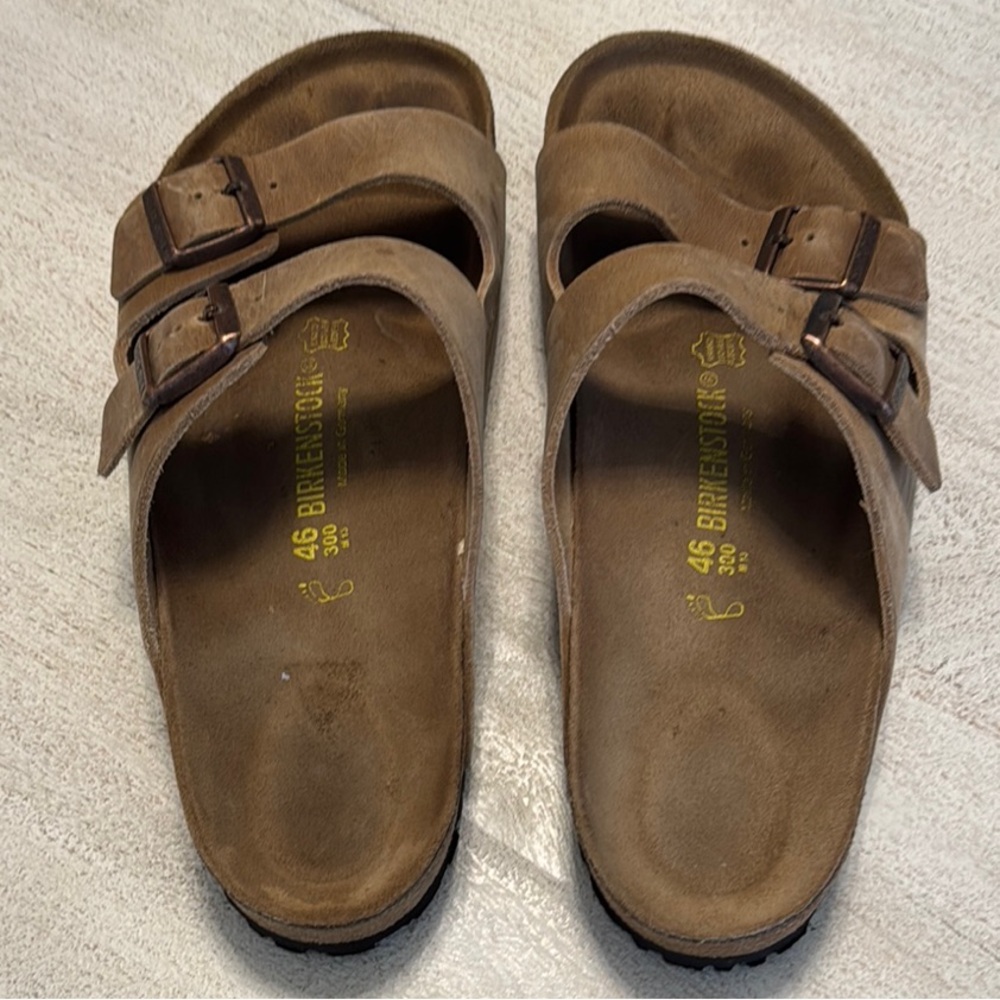 Birkenstock Brown Sandals Classic Two-Strap Design